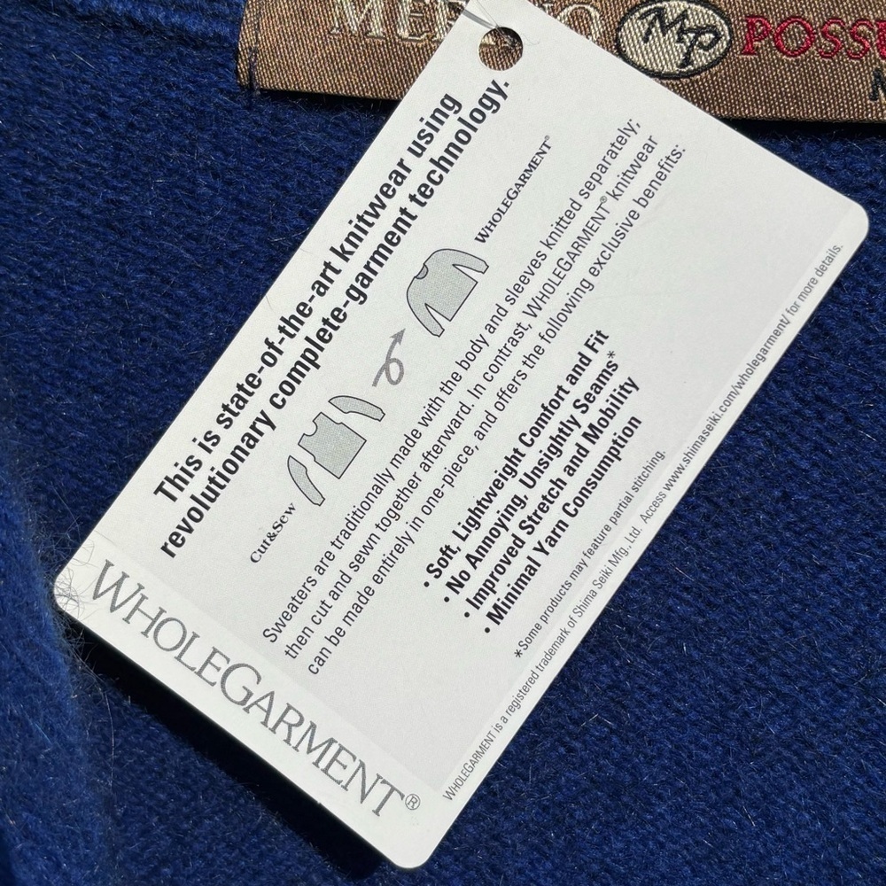 Merino Wool Possum Sweater Jacket w/Zipper Made in New Zealand Size M - Picture 8 of 10